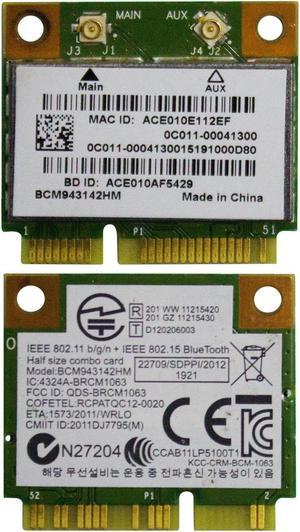 Universal Wireless BCM943142HM 802.11n 300M Bluetooth Half Mini PCI-E WIFI Card