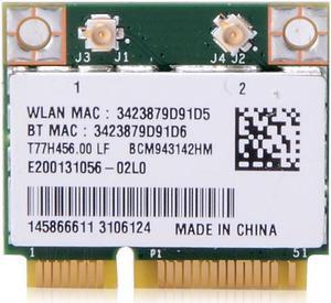 BCM943142HM Wireless 802.11n 300M Bluetooth 4.0 Half PCI-E WIFI Network Card