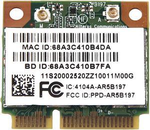 Atheros AR5B197 802.11 b/g/n Bluetooth 3.0 WiFi PCI-E Wireless Card For IBM 470