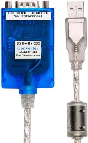 1pcs/lot USB to RS232 serial 9-pin serial cable DB9 USB industrial grade serial line support Win10 Win8 Mac Os FTDI Ft232 Chip