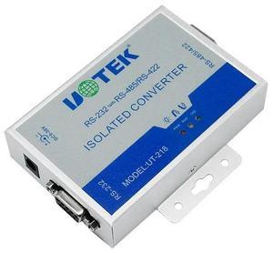 UT-218 RS-232 to RS-485/RS-422 Poelectric Isolation Interface Converter 2.5KVrms enhanced lighting, surge ESD protection