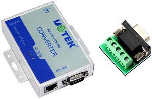 UT-2216 RS-232/RS-485 Interface Converter 600W Surge Lightning protection RS232 to RS485 Active converter 1.2KM