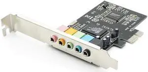 PCI Express PCI-E 5.1ch 6channels CMI8738 Audio Sound Card D5257A Fshow windows7/8