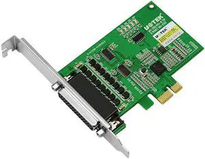 UT-782 2-Port Industrial RS-232 PCI-E Multi-Serial Port Card 600W lightning surge 15KV ESD protection each line
