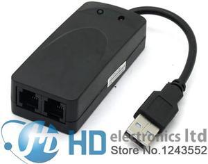 USB 56K External Dial Up Fax Data V.90 V.92 Modem Window 7 XP Vista Win 8