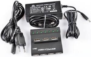 7 USB2.0 HUB USB Hub ZE341A USB extension HUB High Speed with 5V4A DC Power adapter