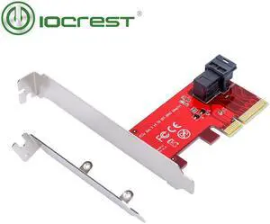 IOCREST PCIe to U.2 (SFF-8643) Gen 3 /4 -Lane Card