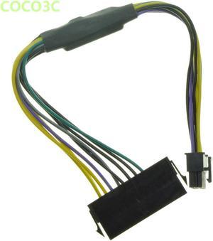 For DELL Optiplex 3H61 H81 Q77 Q87 B75 A75 Q75 Q65 series Motherboard CPU 8Pin to ATX 24Pin Power supply cable