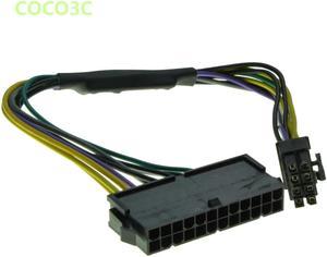 For DELL Optiplex 3H61 H81 Q77 Q87 B75 A75 Q75 Q65 series Motherboard CPU 8Pin to ATX 24Pin Power supply cable