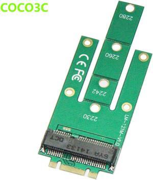 NGFF to mSATA slot adapter M.2 B + M Key to mini PCIe SATA SSD interface converter Card