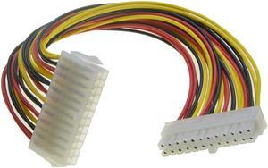 24Pin ATX Power Supply Extension Cable 24 Pin Male to Female Power Port Cable 20 +4 Pin Desktop Internal PSU Power cable