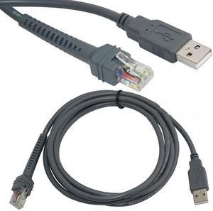 2mUSB Cable Compatible for Motorola Symbol LS2208 LS1203 CBA-U01-S07ZAR Barcode scanner Reader