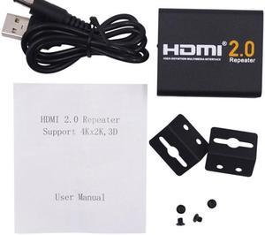 1080P@60HZ HDCP 2.2 EDID Bandwidth Up 60M HDMI Extender HDMI 2.0 Splitter Repeater Signal Amplifier Booster Adapter