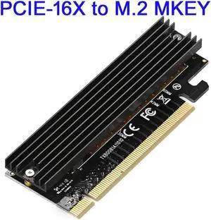 In Stock M.2 NVMe SSD NGFF TO PCIE X16 adapter MKey interface card PCI Express 3.0 x16 full speed support MAC  Linux  Windows