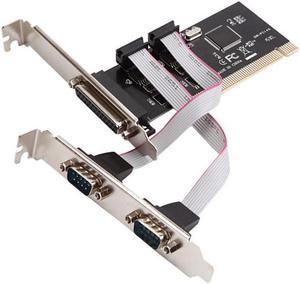 PCI 2 serial 1 parallel port Expansion card with TX382A card adapter