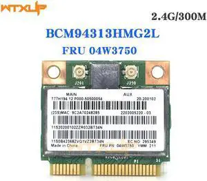 BroadCom BCM94313HMG2L BCM4313 300Mbps Mini PCI-e WLAN wireless wifi Card 04W3750 For Lenovo B490 B590 G505 S400 S500 Z400