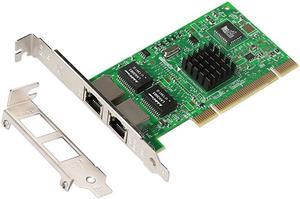 PCI 10/100/1000Mbps dual RJ45 port 1 Gigabit Server Lan card NIC with Intel 82546 TXA024