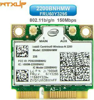 mini PCI-E WIFI card For Intel Wireless-N 2200 2200BNHMW  FRU 60Y3295 For Lenovo T430 T530 X230 wireless Network Card