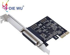 1X PCI Express PCI-E to Parallel port DB25 LPT Printer Card Adapter ASIX chip AX99100 TXB072