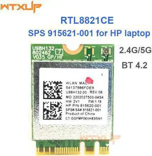 RTL8821CE 802.11AC 1X1 Wi-Fi+BT 4.2 Combo Adapter Card SPS 915621-001 wireless netowrk card For hp ProBook 450 G5 PB430G5 Series