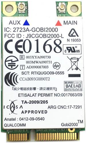 3G Wireless WWAN Card HSDPA EDGE EVDO CDMA for Gobi2000 3G Wifi WWAN Card 60Y3183/60Y3263 for T410 T510 X201