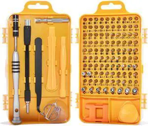 110 in 1 Watch Mobile Phone Disassembly Maintenance Tool Multi-function Chrome Vanadium Steel Screwdriver Set