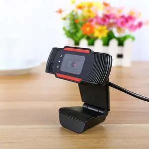 A870C3  Webcam USB Plug Computer Web Camera with Sound Absorption Microphone & 3 LEDs, Cable Length: 1.4m