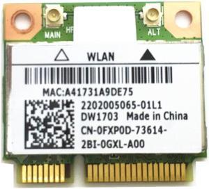 For V1440 1450 1540 1550  DW1703 AR5B225 802.11 b/g/n Wireless 300M & Bluetooth 4.0 Combo Mini PCI-E Card