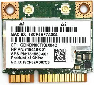 Broadcom BCM943228HMB BCM43228 Half Mini PCI-e Wlan Wireless BT Bluetooth 4.0 Card 300M for 210 G1/820 G1