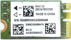 Broacom BCM943142Y 802.11 b/g/n 150Mbps Bluetooth 4.0 NGFF/M.2 Card for XPS 11 13 14 15 17