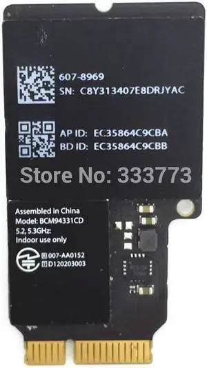 For Broadcom BCM4331 BCM94331CD FOR iMAC A1418 A1419 802.11a/b/g IEEE Wifi + Bluetooth 4.0 Card