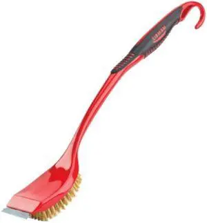 Libman 528 Long Handle BBQ Brush with Scraper