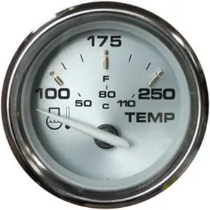 FARIA BEEDE INSTRUMENTS 19003 Faria Kronos 2" Water Temperature Gauge (100-250F)