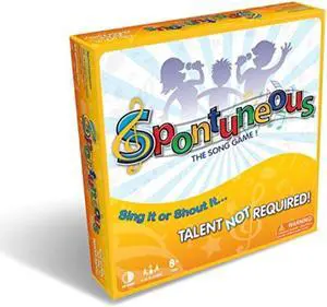 Spontuneous - The Song Game - Sing It or Shout It - Talent NOT Required (Family / Party Board Game)