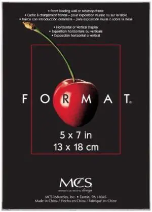 McS 5x7 Inch Format Frame, White (12440) McS 5x7 Inch Format Frame, White (12440)