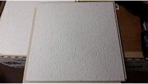 USG INTERIORS 4240 Tivoli Textured Ceiling Tiles12x12 Inch Qty 32.