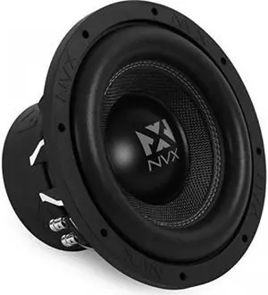 NVX 10-inch True 750 watt RMS Dual 2-Ohm Car Subwoofer [ VC Series ] 3-Dimensional Die Cast Aluminum Basket [VCW102]