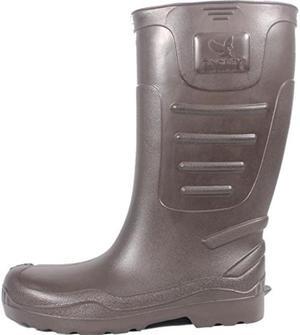 TINgLEY Rubber Mens Airgo Ultra Lightweight Boot Knee High, Brown, 13 M US