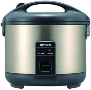 Tiger JNP-S55U-HU 3-Cup (Uncooked) Rice Cooker and Warmer Stainless Steel Gray