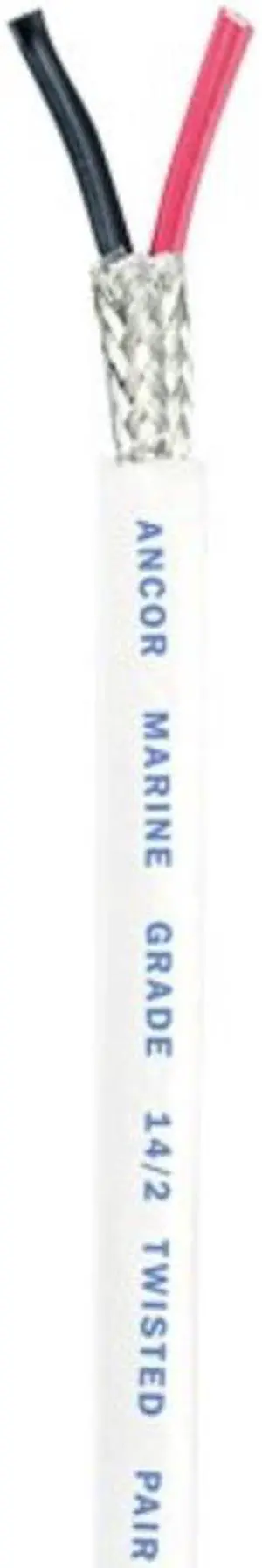 Ancor 141410 Marine Grade Electrical Twisted Paris Tinned Boat Wiring with Shield (14-Gauge 100-Feet)