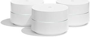 google WiFi system, 3-Pack - Router replacement for whole home coverage (NLS-1304-25)
