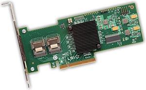 LSI Logic 8-Port Int 6GB/S Sata+SAS Pcie 20 Entry Megaraid SAS 9240-8I Two Mini-SAS