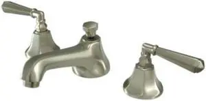 Kingston Brass KS4468HL Metropolitan 8-Inch Widespread Lavatory Faucet Brushed Nickel