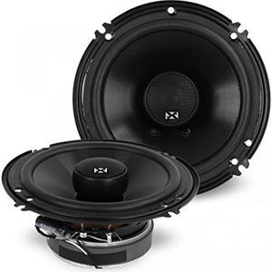 NVX 6 inch True 100 watt RMS 2-Way Coaxial Car Speakers [V-Series] with Silk Dome Tweeters Set of 2 [VSP60]