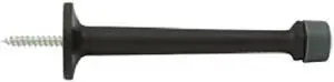 Deltana BDS425U10B Solid Brass 4-Inch Baseboard Door Bumper