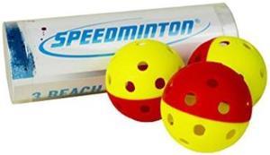 Speedminton Rubber Beach Paddle Balls for Smashball, Pro Kadima, Surfminton, Frescobol and Other Wooden/Plastic Racket Paddle games