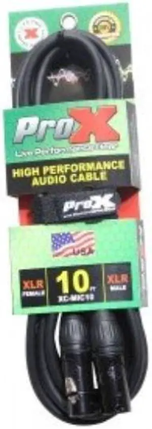 ProX XC-MIC25 25' XLR-F to XLR-M Balanced High Performance Microphone Cable
