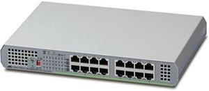 Allied Telesis - AT-GS910/16-10 - Allied Telesis 16-Port 10/100/1000T Unmanaged Switch with Internal PSU - 16 Ports - 2