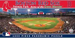 MasterPieces MLB Boston Red Sox Stadium Panoramic Jigsaw PuzzleFenway Park Home of the Green Monster 1000 Pieces
