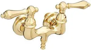 Kingston Brass CC31T2 Vintage Leg Tub Filler Polished Brass